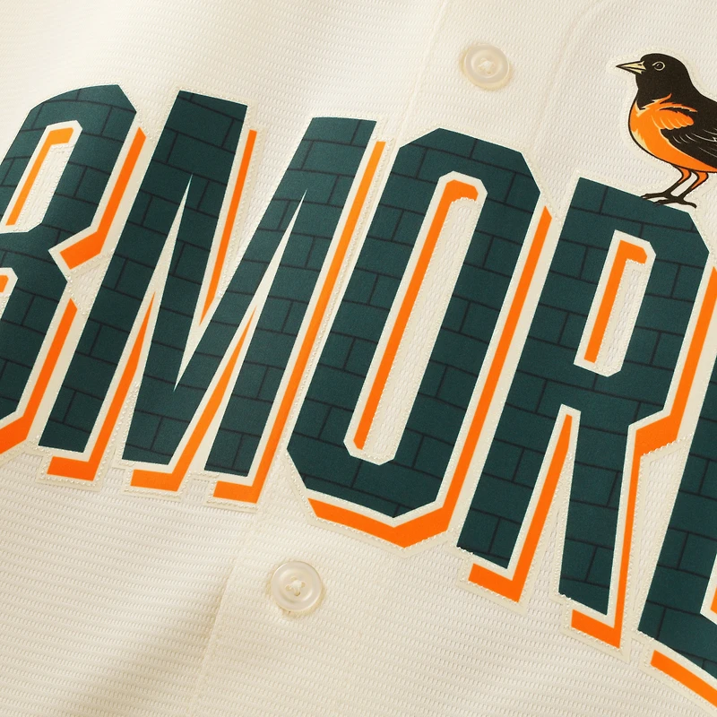 Men's Nike Adley Rutschman Cream Baltimore Orioles 2026 City Connect Stadium Jersey