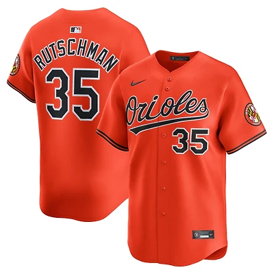 Maillot de joueur alternatif Nike Adley Rutschman Orange Baltimore Orioles pour homme en édition limitée