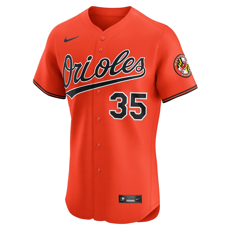 Men's Nike Adley Rutschman Orange Baltimore Orioles Alternate 2 Elite Jersey