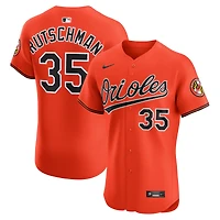 Men's Nike Adley Rutschman Orange Baltimore Orioles Alternate 2 Elite Jersey