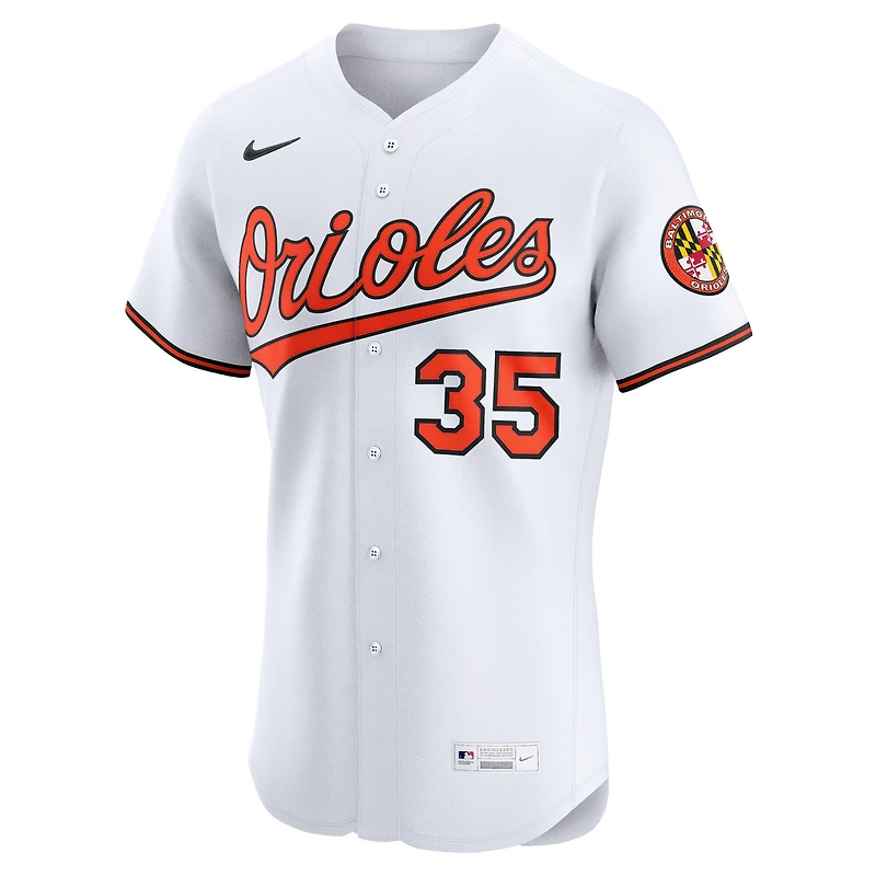 Men's Nike Adley Rutschman White Baltimore Orioles Home Elite Jersey