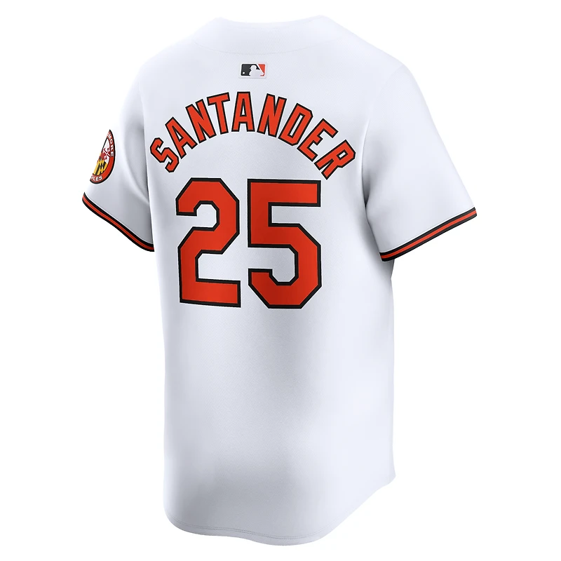 Maillot de joueur Nike Anthony Santander blanc Baltimore Orioles Home Limited pour homme