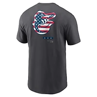 Men's Nike Anthracite Baltimore Orioles Americana T-Shirt