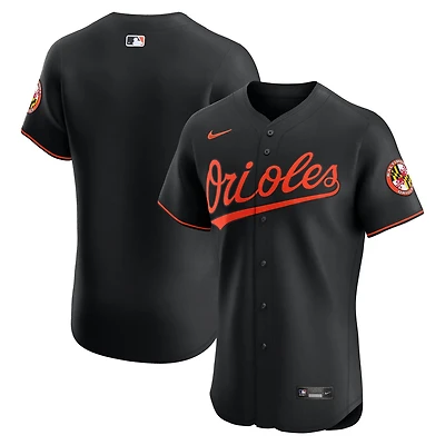 Maillot Nike noir Alternate Elite des Orioles de Baltimore pour homme