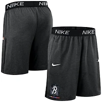 Men's Nike  Black Baltimore Orioles Authentic Collection City Connect Performance Knit Shorts
