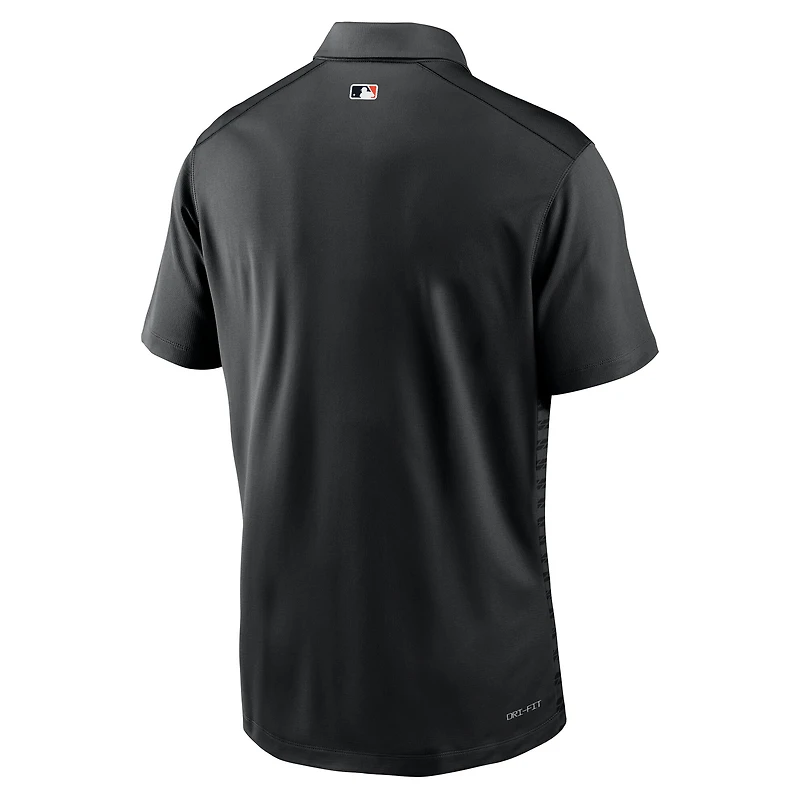 Polo Nike noir authentique des Baltimore Orioles pour homme City Connect Victory Dri-FIT