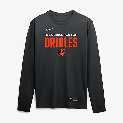 T-shirt à manches longues Nike Legend Dri-FIT Authentic Collection pour homme, noir