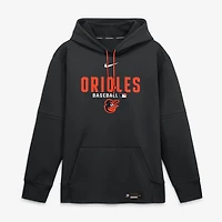 Sweat à capuche Nike Therma-FIT Authentic Collection pour homme, noir, Baltimore Orioles