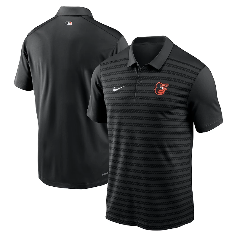 Polo Nike Victory Dri-FIT noir pour homme des Baltimore Orioles Authentic Collection