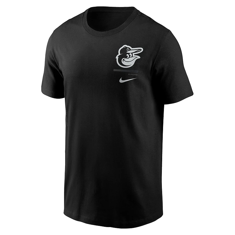 Men's Nike Black Baltimore Orioles Bar Loading T-Shirt