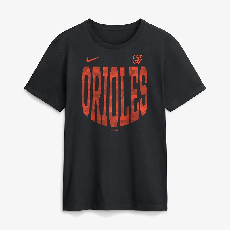 Men's Nike Black Baltimore Orioles Camo Velocity Victor T-Shirt