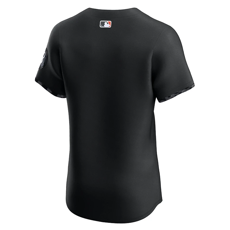 Maillot Nike City Connect Elite noir pour homme des Orioles de Baltimore