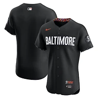 Maillot Nike City Connect Elite noir pour homme des Orioles de Baltimore