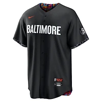 Maillot Nike noir Baltimore Orioles City Connect Replica pour homme