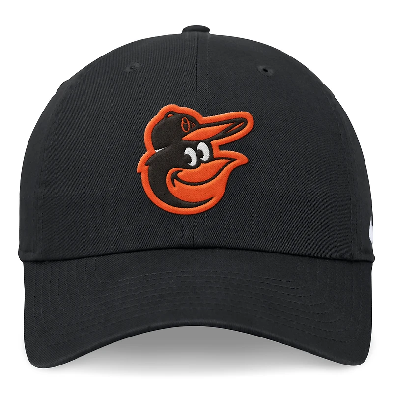 Casquette réglable Nike noire Baltimore Orioles Club pour homme