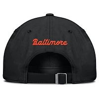 Casquette ajustable Nike noire Baltimore Orioles Club pour homme