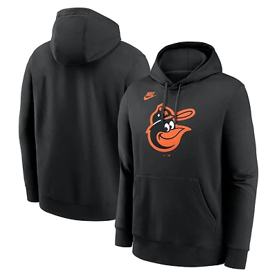 Sweat à capuche Nike noir pour homme avec logo Club des Baltimore Orioles Cooperstown Collection