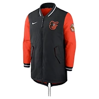 Men's Nike Black Baltimore Orioles Dugout Performance Full-Zip Jacket
