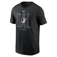 Men's Nike Black Baltimore Orioles Fashion Local T-Shirt