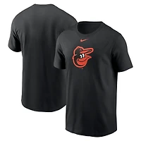 T-shirt Nike pour homme, noir, Baltimore Orioles Fuse, grand logo