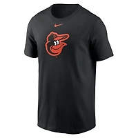 Men's Nike Black Baltimore Orioles Fuse Large Logo T-Shirt