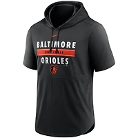 Men's Nike Black Baltimore Orioles Home Team Short Sleeve Performance Hoodie Top
