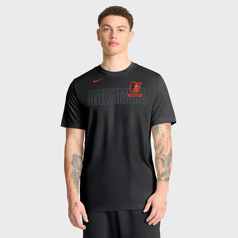 Men's Nike Black Baltimore Orioles Knockout Team Legend Dri-FIT T-Shirt