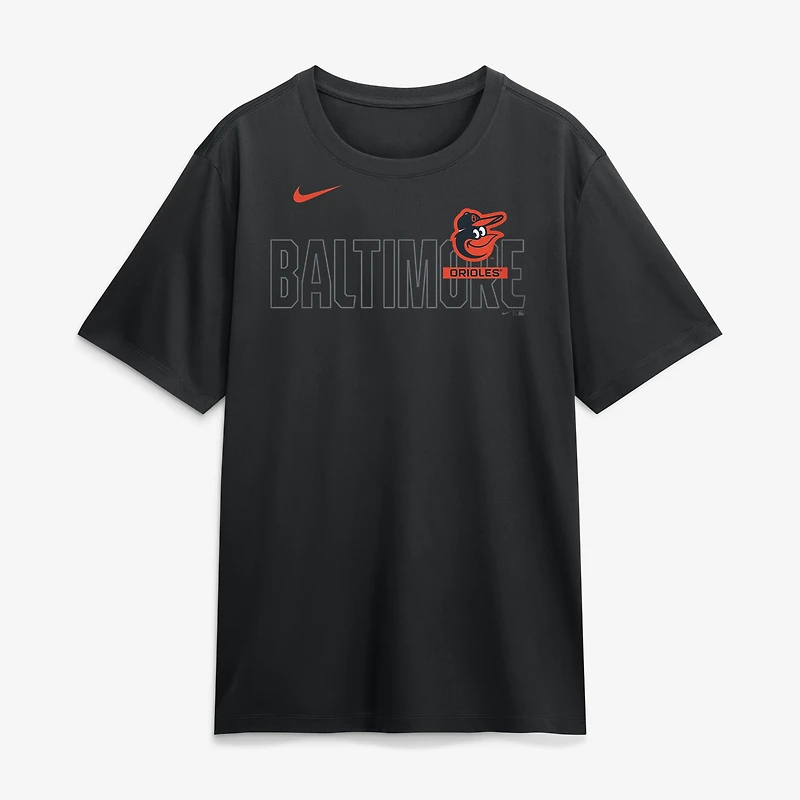 Men's Nike Black Baltimore Orioles Knockout Team Legend Dri-FIT T-Shirt
