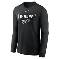 Men's Nike Black Baltimore Orioles Local Nickname Long Sleeve T-Shirt