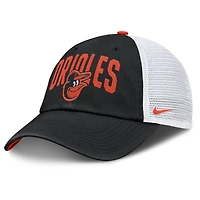 Men's Nike  Black Baltimore Orioles Primetime Club Adjustable Trucker Hat