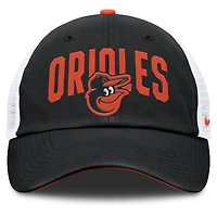 Men's Nike  Black Baltimore Orioles Primetime Club Adjustable Trucker Hat