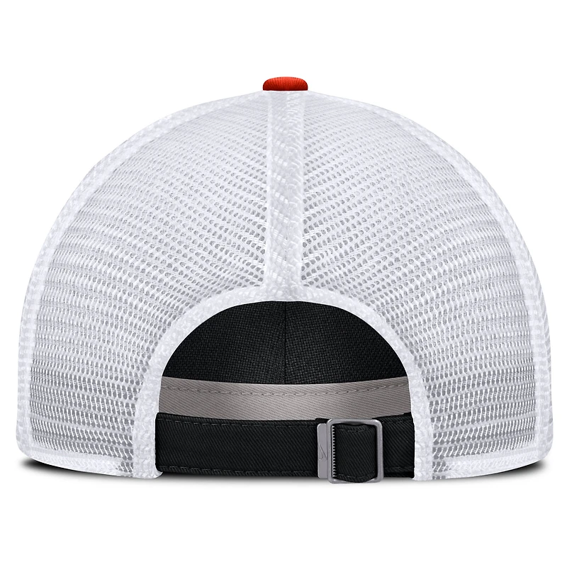 Casquette trucker ajustable Nike Baltimore Orioles Primetime Club noire pour homme