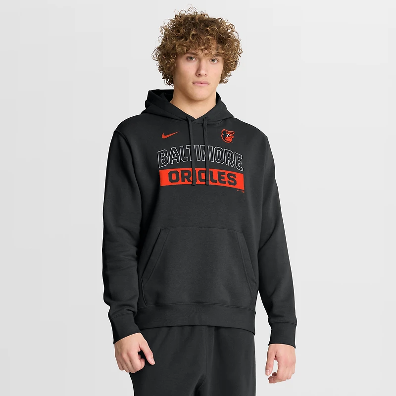 Men's Nike Black Baltimore Orioles Primetime Club Hoodie