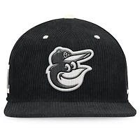 Men's Nike  Black Baltimore Orioles Pro Corduroy Structured Snapback Hat