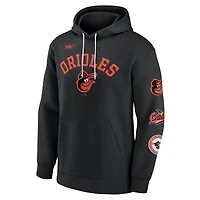 Men's Nike Black Baltimore Orioles Rewind Lefty Pullover Hoodie