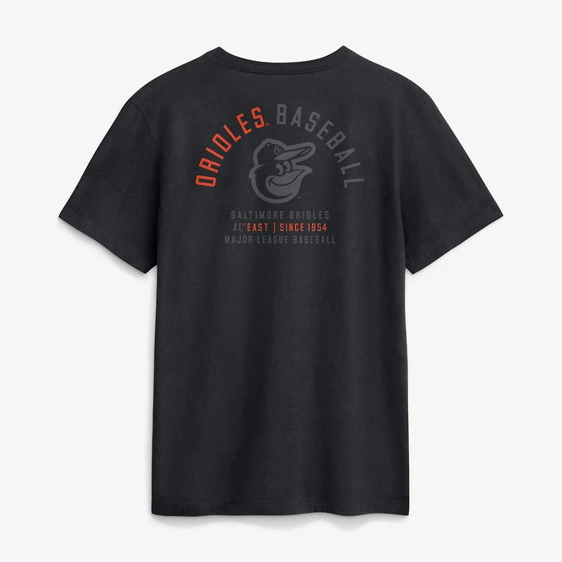 Men's Nike Black Baltimore Orioles Split Logo T-Shirt