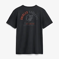 Men's Nike Black Baltimore Orioles Split Logo T-Shirt