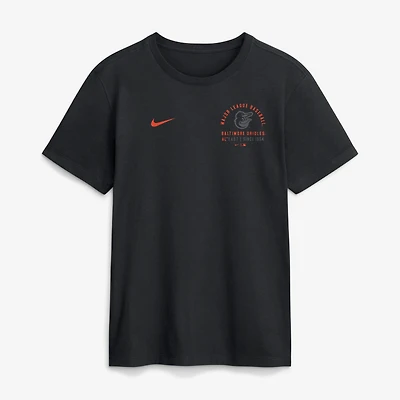 Men's Nike Black Baltimore Orioles Split Logo T-Shirt