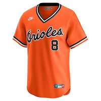 Maillot Nike Cal Ripken Jr. Orange Baltimore Orioles Throwback Cooperstown Limited pour homme