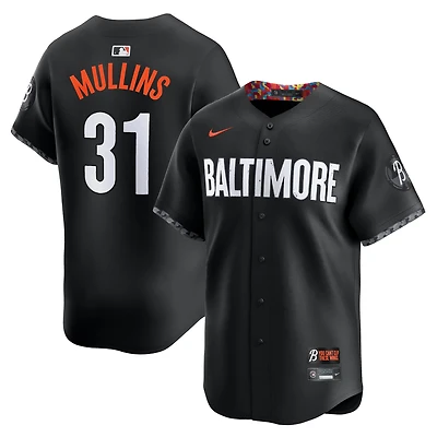 Men's Nike Cedric Mullins Black Baltimore Orioles City Connect  Limited Player Jersey