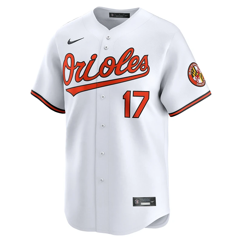 Maillot de joueur Nike Colton Cowser blanc Baltimore Orioles Home Limited pour homme