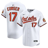 Maillot de joueur à domicile Nike Colton Cowser pour homme, blanc, édition limitée, Baltimore Orioles