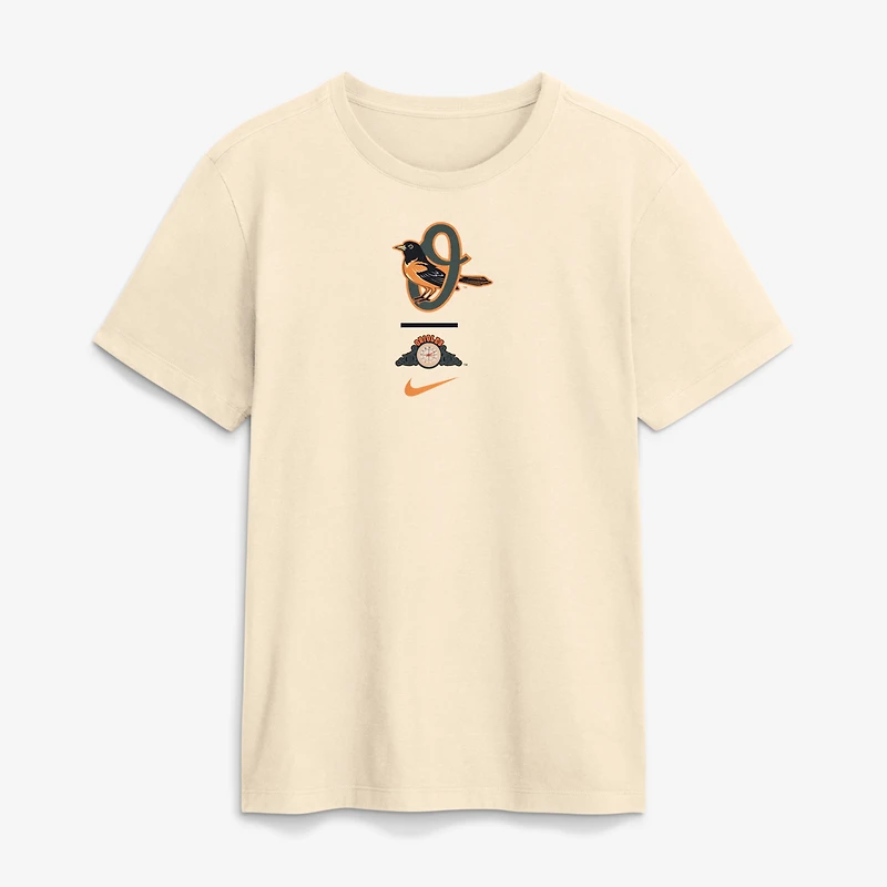 T-shirt Nike crème Baltimore Orioles 2026 City Connect 2-Hit pour homme