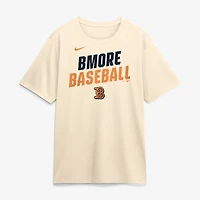 Men's Nike Cream Baltimore Orioles 2026 City Connect Team Phrase Script Dri-FIT T-Shirt