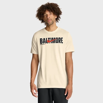 Men's Nike Heather Gray Baltimore Orioles Swoosh Legend Dri-FIT T-Shirt