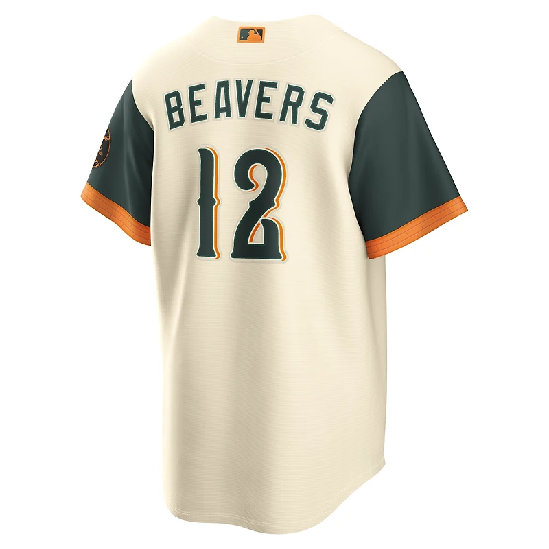 Men's Nike Dylan Beavers Cream Baltimore Orioles 2026 City Connect Stadium Jersey