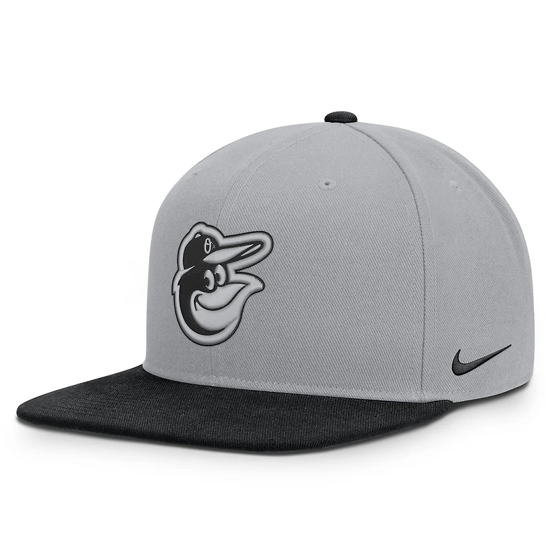 Casquette Nike Primetime Pro Dri-FIT grise et noire pour homme