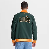 Veste bomber zippée décontractée Nike verte Baltimore Orioles 2026 City Connect Authentic Collection pour homme