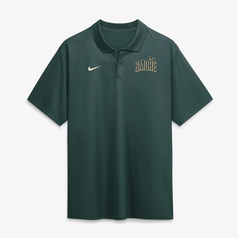 Men's Nike Green Baltimore Orioles City Connect Victory Dri-FIT Polo