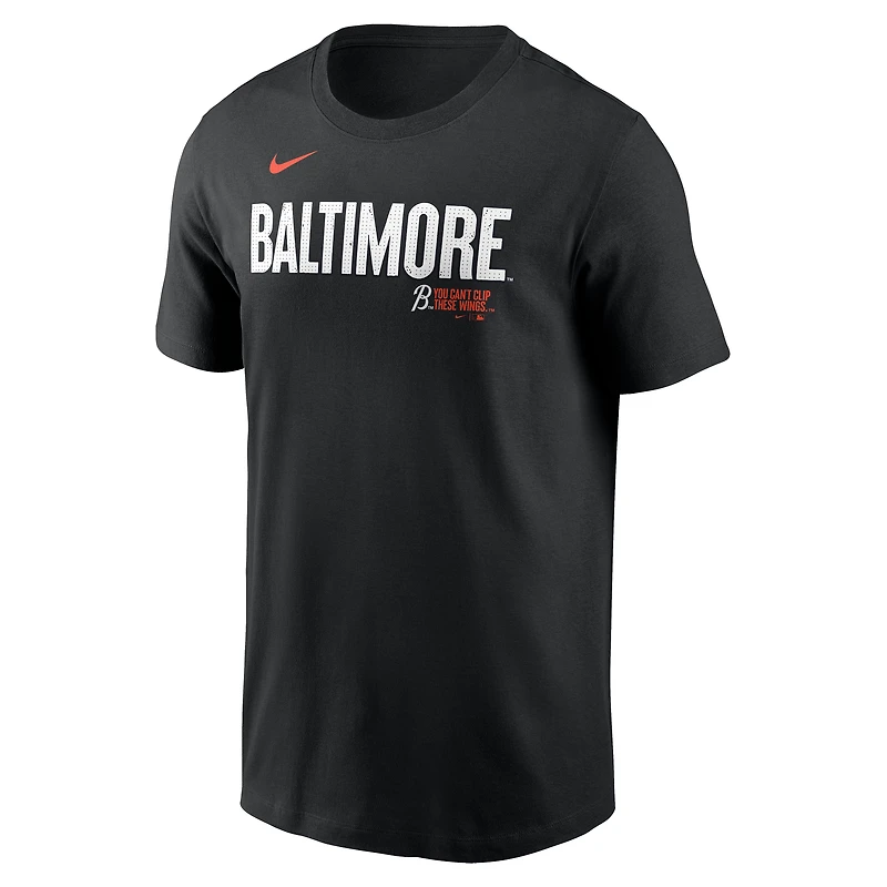Men's Nike Gunnar Henderson Black Baltimore Orioles Fuse City Connect Name & Number T-Shirt